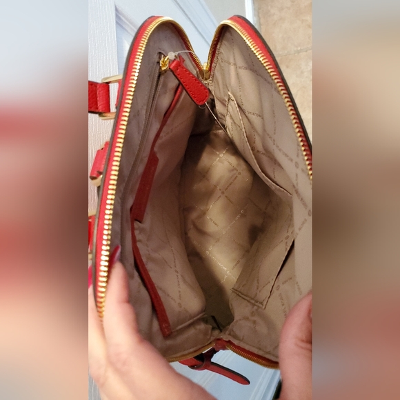 Michael Kors Backpack Adele Scarlet Red - BNWT ❤️ - Picture 6 of 6